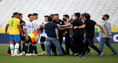 "إعادة اللقاء وإيقاف 4 لاعبين".. فيفا يعلن 5 قرارات لمباراة البرازيل والأرجنتين